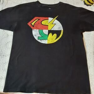 DC Comics Justice League Logo T-shirt Size L